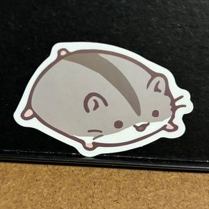 FLAT HAMSTER STICKER